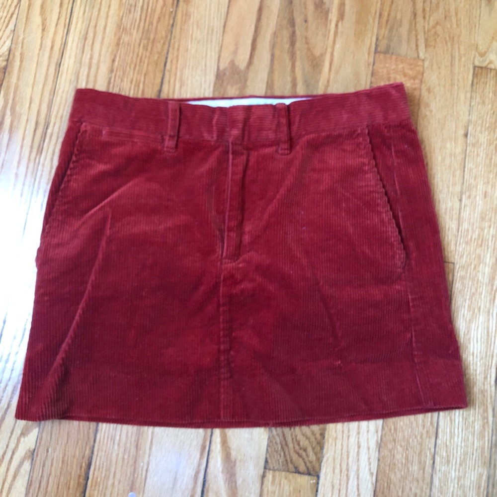 Red Ralph Lauren rugby corduroy skirt - size 2
